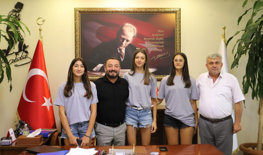 Voleybolda Ödemiş’in ilerleyişi sürüyor Ödemiş Belediyespor Voleybol Şubesi’nde yetişen genç sporcular ülkemizin köklü kulüplerine