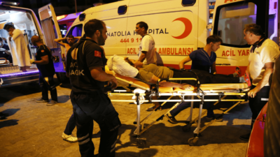 Türkler Mahallesi'ndeki bir otelin hamam bölümünde akşam saatlerinde henüz belirlenemeyen