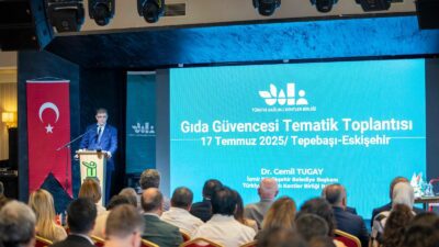 Eskişehir’de düzenlenen Gıda Güvenliği Paneli’nde konuşan Sağlıklı Kentler Birliği ve