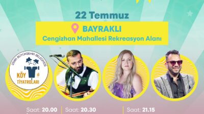 İzmir Büyükşehir Belediyesi, 6 mahallede Mahalle Şenliği programını başlatıyor. 22