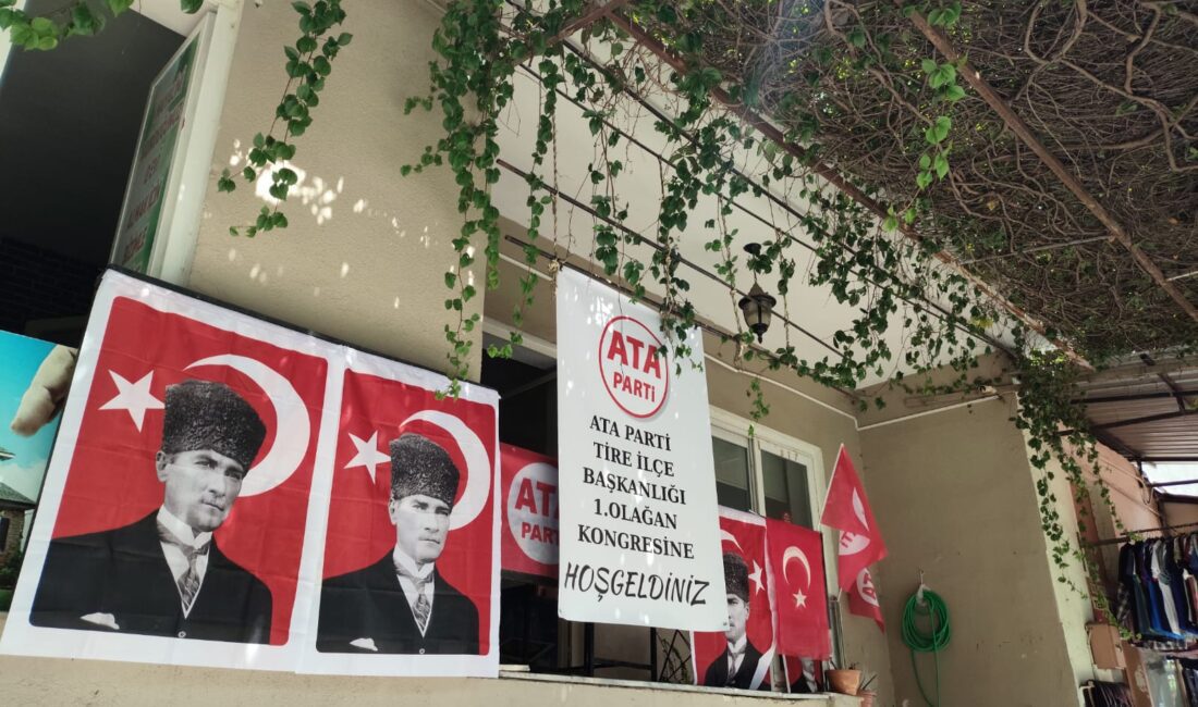 ATA PARTİ TİRE İLÇE BAŞKANLIĞI 1. OLAĞAN KURULTAYI COŞKUYLA GERÇEKLEŞTİRİLDİ ATA Parti Tire İlçe Başkanlığı'nın 1. Olağan Kurultayı, büyük bir