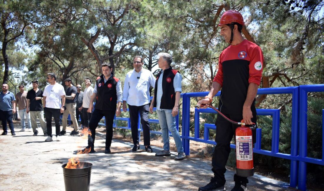 Balçova Belediyesi, arka arkaya yaşanan orman yangınlarına karşı tedbir alma