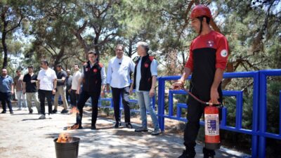Balçova Belediyesi, arka arkaya yaşanan orman yangınlarına karşı tedbir alma