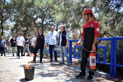 Balçova Belediyesi, arka arkaya yaşanan orman yangınlarına karşı tedbir alma