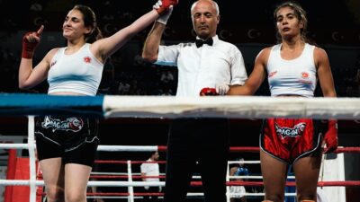 Türkiye Kick Boks Şampiyonası elemeleri Halkapınar'da gerçekleşti! Bilal Kırkpınar, madde