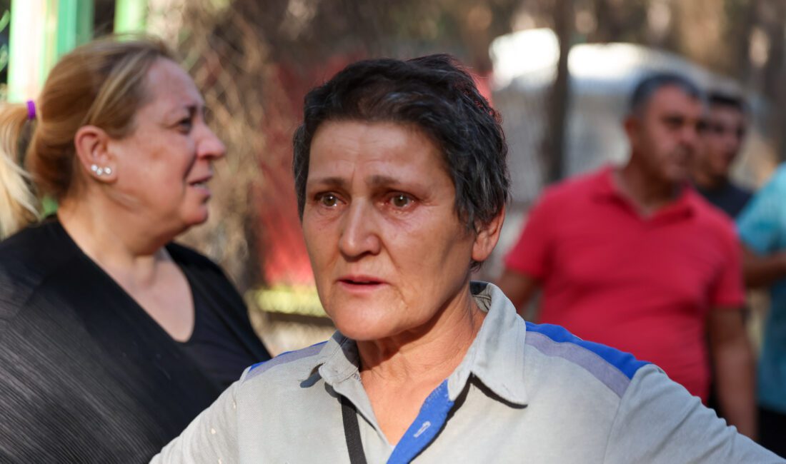 Buca Belediyesi, Zafer Mahallesi Olduruk mevkisinde çıkan yangının söndürülmesi için