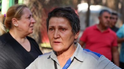 Buca Belediyesi, Zafer Mahallesi Olduruk mevkisinde çıkan yangının söndürülmesi için