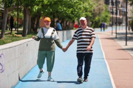 Buca Belediyesi, tarihi demir yolu hattını terk edilmiş görüntüsünden kurtararak