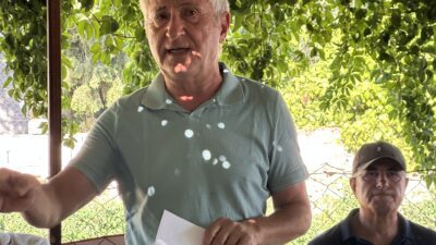 Çeşme Germiyan Köy Kahvesi’nde düzenlenen toplantıda Çeşmeli vatandaşlar, Ildır’da çıkan