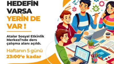 Denizli Büyükşehir Belediyesi, gençlerin eğitim hayatına katkı sağlamak amacıyla Atalar