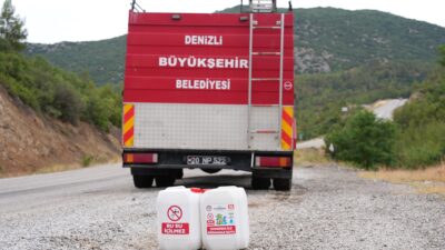 Denizli Büyükşehir Belediyesi İtfaiye Dairesi Başkanlığı, yaz aylarında artan orman