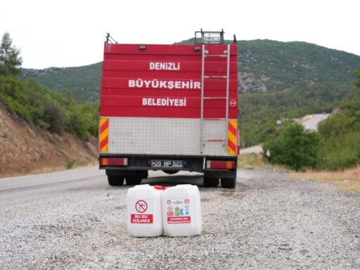 Denizli Büyükşehir Belediyesi İtfaiye Dairesi Başkanlığı, yaz aylarında artan orman