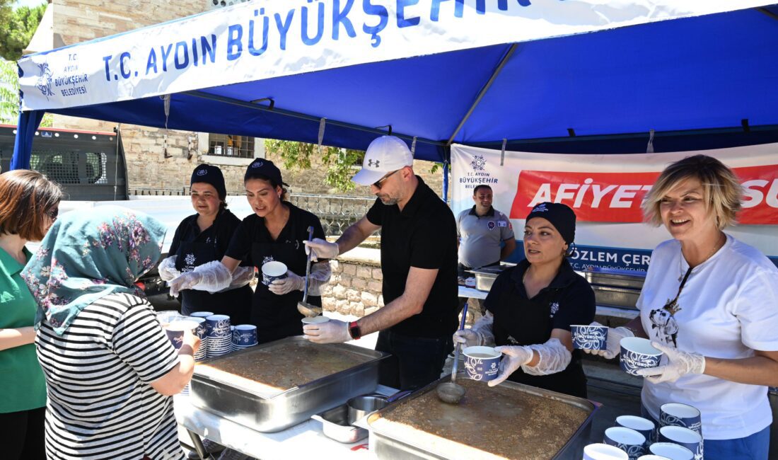 Muharrem ayının paylaşma ve dayanışma ruhunu yaşatmaya devam eden Aydın