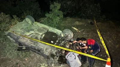 Uşak’ın Banaz ilçesinde otomobilin şarampole devrilmesi sonucu 16 yaşındaki Kazım