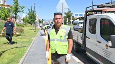 Manisa Büyükşehir Belediyesi, görme engelli bireylerin kentte daha rahat ve