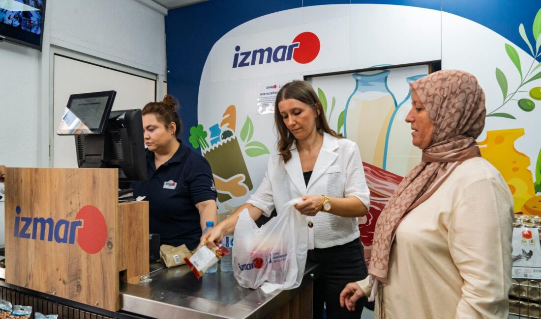 İZMAR halka halka büyüyor, 8’inci şube Erzene’de açıldı İzmir’in tanzim satış mağazaları İZMAR, 8’inci şubesini Bornova Erzene Mahallesi’nde