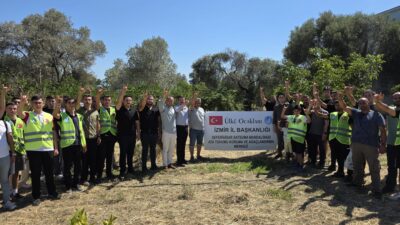 Ülkü Ocakları İzmir İl Başkanlığı, İzmir’de yaşanan orman yangınları sonrası