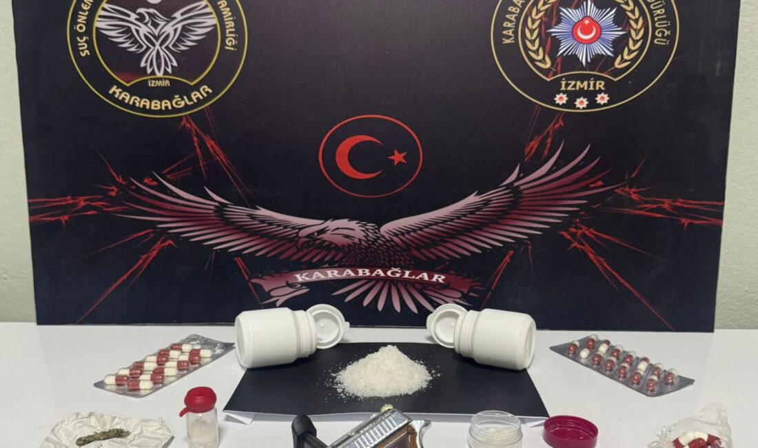 İzmir Karabağlar’da 17 Temmuz 2025’te düzenlenen narkotik operasyonunda 73,3 gram