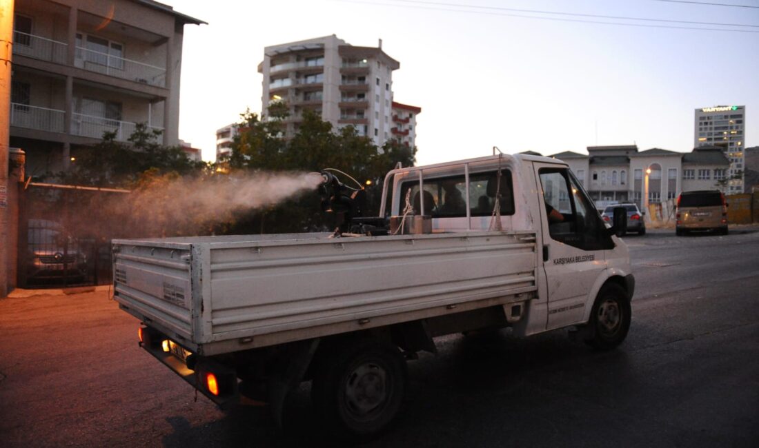 Karşıyaka Belediyesi, yaz aylarının en büyük sorunlarından biri olan haşerelere