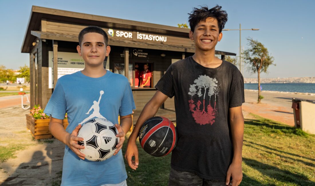 İzmir Büyükşehir Belediyesi’nin kent genelinde başlattığı Spor İstasyonları projesinin üçüncüsü