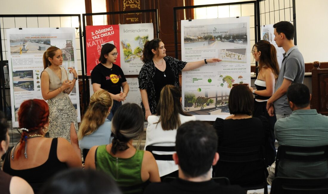 Karşıyaka’da 4. Öğrenci Yaz Okulu başlıyor Karşıyaka Belediyesi, kentsel tasarım bölümlerinde lisans eğitimi alan gençleri bir