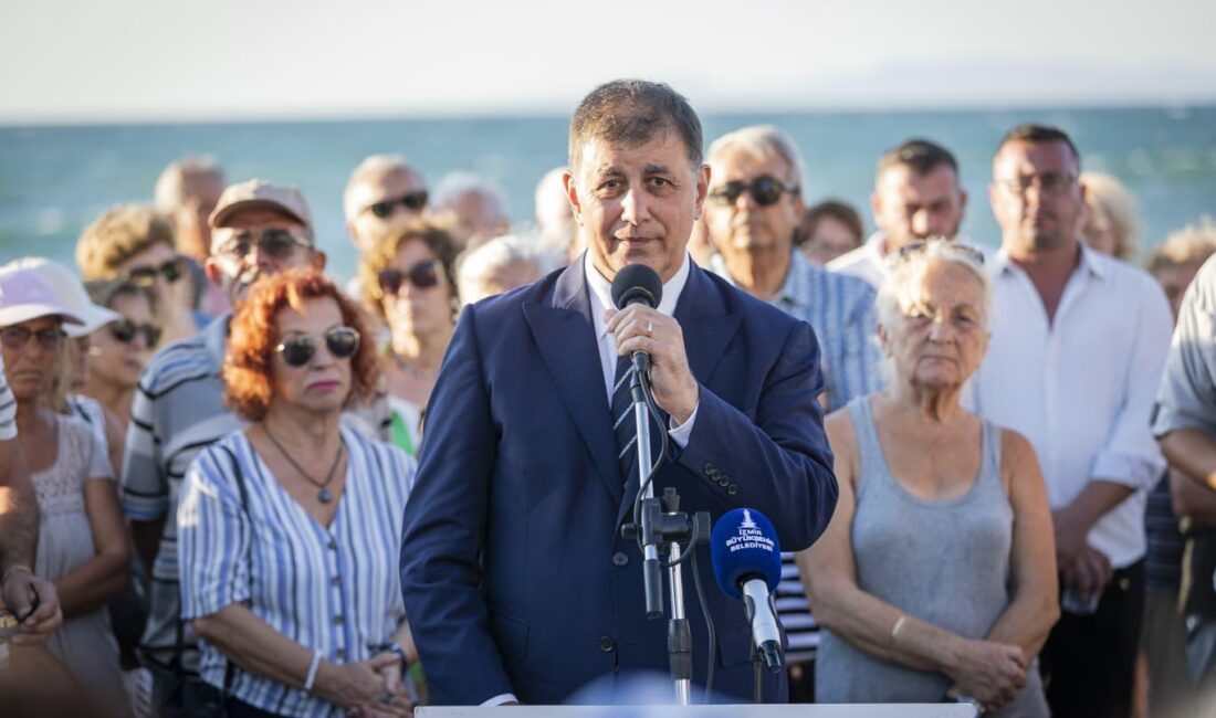 İzmir’de Yenilenen Recep Doyuk Parkı açıldı İzmir Büyükşehir Belediye Başkanı Dr. Cemil Tugay, Urla’nın Çamlıçay Mahallesi’nin