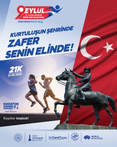 İzmir Büyükşehir Belediyesi’nin düzenlediği 13’üncü Uluslararası 9 Eylül Yarı Maratonu