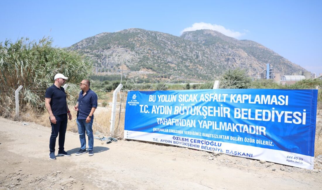 Aydın Büyükşehir Belediyesi tarafından Söke ilçesinde hayata geçirilen çalışmalar hız