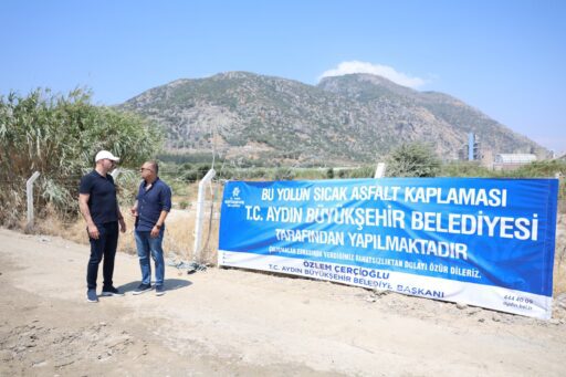 Aydın Büyükşehir Belediyesi tarafından Söke ilçesinde hayata geçirilen çalışmalar hız