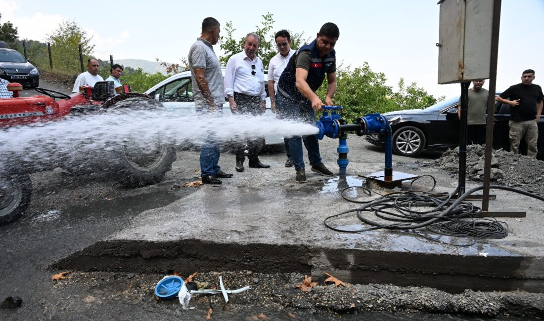 MASKİ Genel Müdürlüğü, Salihli ilçesine bağlı Bahçecik Mahallesinde içme suyu