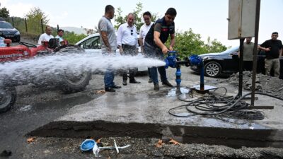 MASKİ Genel Müdürlüğü, Salihli ilçesine bağlı Bahçecik Mahallesinde içme suyu