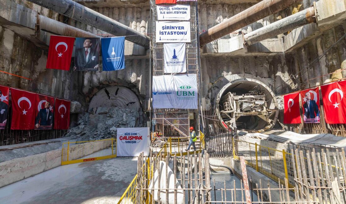 Tünel Şirinyer İstasyonu’nda ışığı gördü. Üçyol ile Şirinyer arasındaki kesintisiz