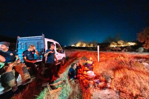 Buca ve Aliağa ilçelerinde başlayan ve rüzgarın etkisiyle kısa sürede