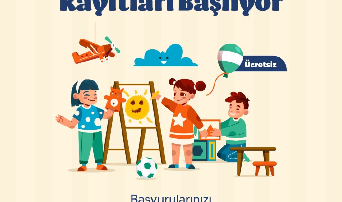 Buca Belediyesi Yarı Zamanlı Okul Öncesi Eğitim Merkezleri’nde kayıtlar başladı.