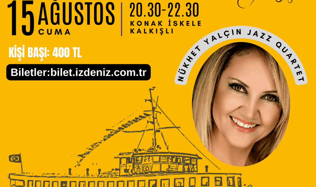 İZDENİZ'in düzenlediği özel etkinlik serisi, 15 Ağustos'ta Nükhet Yalçın'ın sahne