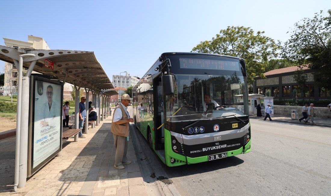 Denizli’de toplu ulaşımda yeni dönem başladı Denizli Büyükşehir Belediyesi, şehir içi ulaşımı daha kolay, hızlı ve