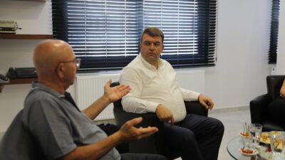 Belediye Başkanı İsmail Yetişkin, Belediye Başkan Yardımcısı Gökhan Pehlivan ve