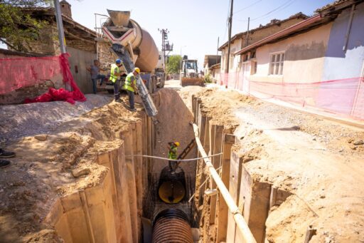 İzmir Büyükşehir Belediyesi, Ödemiş’te yaşanan su taşkınlarını önlemek ve ilçeyi