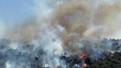 İzmir Büyükşehir Belediyesi İtfaiye Dairesi Başkanlığı, kentin birçok noktasında çıkan