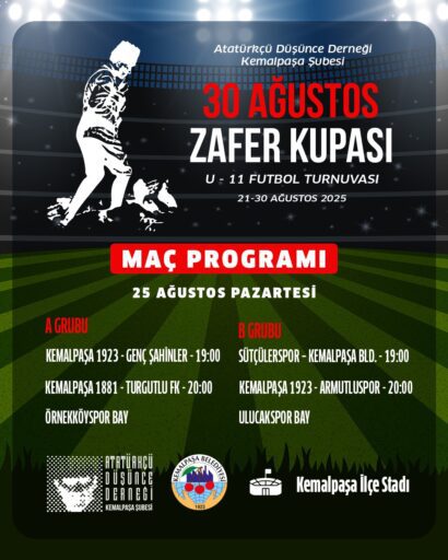 Kemalpaşa’da 30 Ağustos Zafer Turnuvası heyecanı