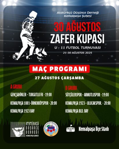 Kemalpaşa’da 30 Ağustos Zafer Turnuvası heyecanı