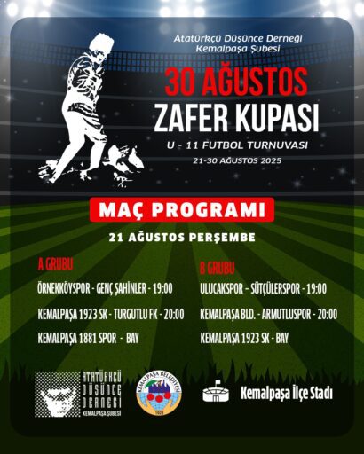 Kemalpaşa’da 30 Ağustos Zafer Turnuvası heyecanı