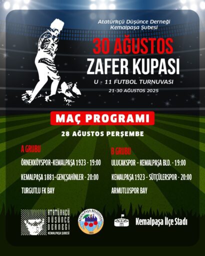 Kemalpaşa’da 30 Ağustos Zafer Turnuvası heyecanı