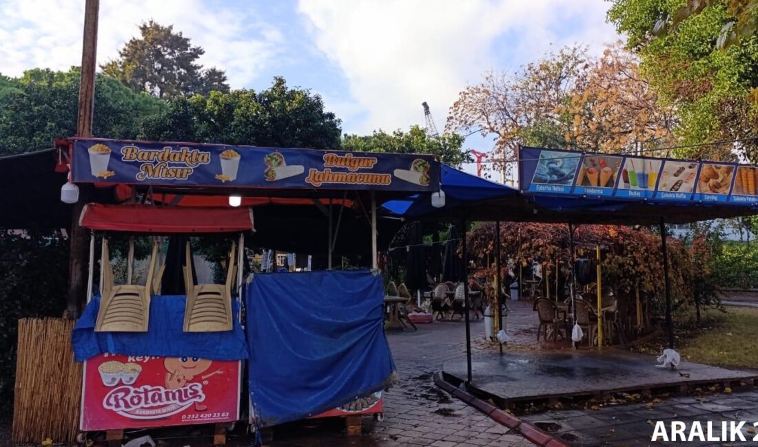 İzmir Büyükşehir Belediyesi Buca Şirinyer Parkı’nda işgalci durumdaki 10 işletmeden