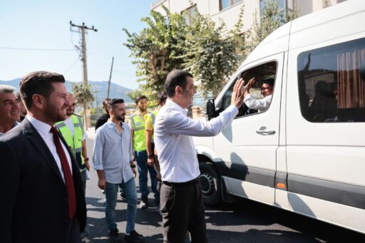Tavas Bağlar Yolu modern yüzüne kavuştu Büyükşehir ile Tavas ışıl ışıl