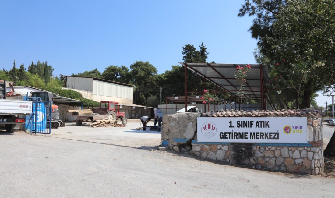 Urla’da çevre bilinci inşa edilen Atık Getirme Merkezi ile, mahalle