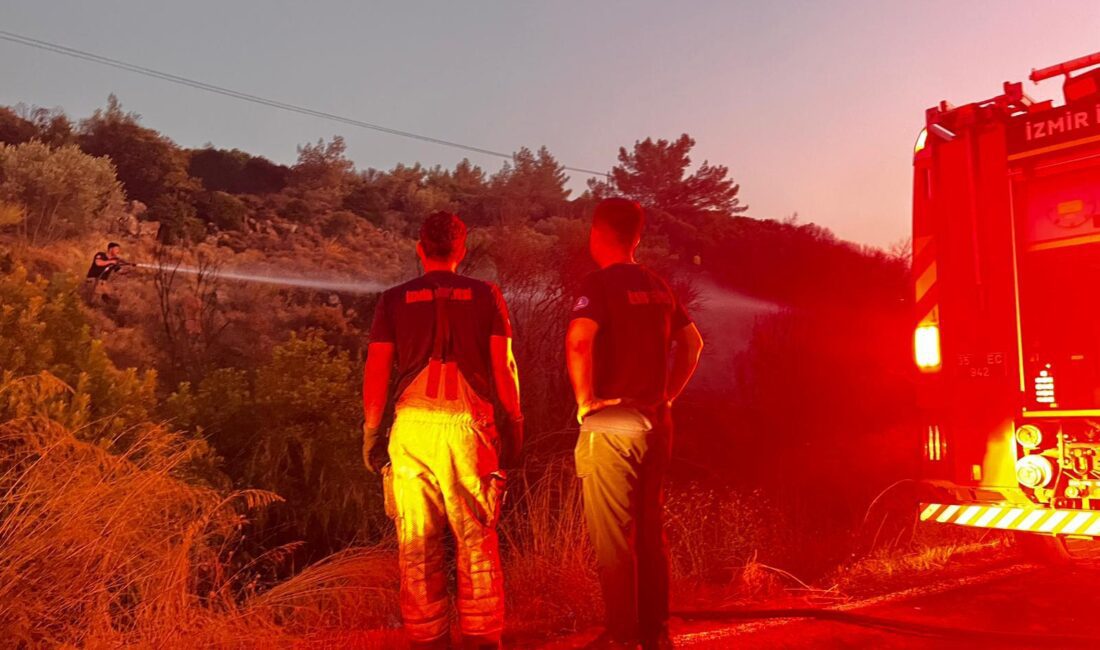 Urla yangını kontrol altına alındı İzmir’in Urla ilçesine bağlı Barbaros Mahallesi'nde başlayan orman yangını, İzmir