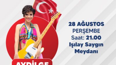 Buca Belediyesi, 30 Ağustos Zafer Bayramı kutlamaları kapsamında ünlü sanatçı