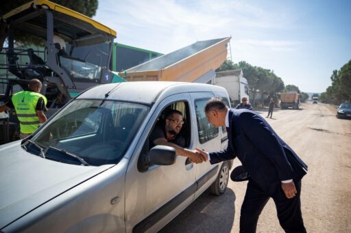 İzmir Büyükşehir Belediyesi, Aliağa OSB yolunda İZBETON ile iki kilometrelik