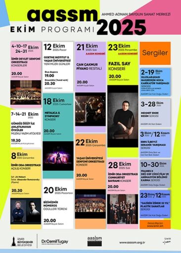 AASSM, Ekim ayına Fazıl Say ve Metallica & Symphony konserleriyle